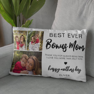 Bester Ever Bonus-Mama 3 Foto Lendenkissen