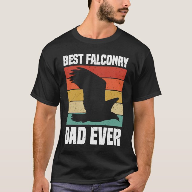 Bester Falknerei-Vater Aller Zeiten T-Shirt (Vorderseite)