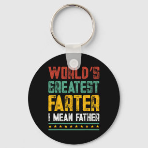 Bester Farter I Gemein Vatervater Tag Vater Funn Schlüsselanhänger