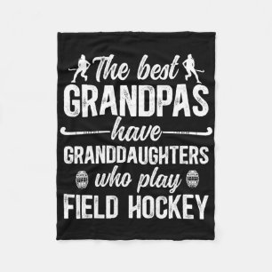 Bester Feldhockey-Opa Feldhockey-Spieler Großvater Fleecedecke