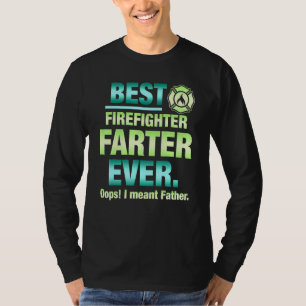 Bester Feuerwehrmann Farter je Oops Ich meine Vate T-Shirt