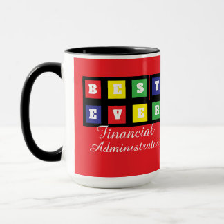 Bester Finanzadministrator aller Zeiten Kaffeetass Tasse