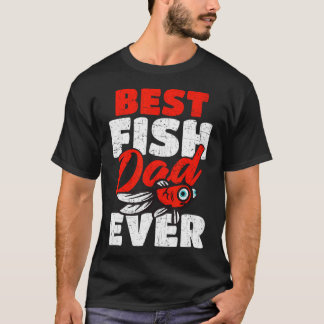 Bester Fischvater aller Zeiten Fischpfleger T-Shirt