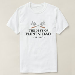 Bester Flippin Vater Spatula Funny Retro T-Shirt