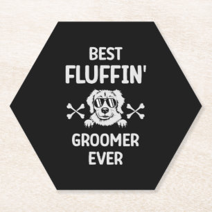 Bester Fluffin' Groomer Ever Fur Künstler Dog Groo Untersetzer