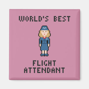 Bester Flugbegleiter der Welt Magnet