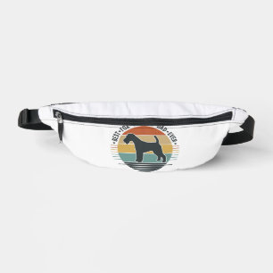 Bester Fox-Terrier-Vater überhaupt Vintage-Hund-Sh Bauchtasche