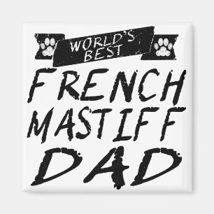 Bester französischer der Mastiff-Vater der Welt Magnet