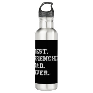 Bester französischer Hund-Vater je Edelstahlflasche