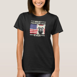 Bester französischer Vater für Männerflagge - amer T-Shirt