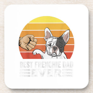 Bester französischer Vater je für Bulldog Lover Da Getränkeuntersetzer