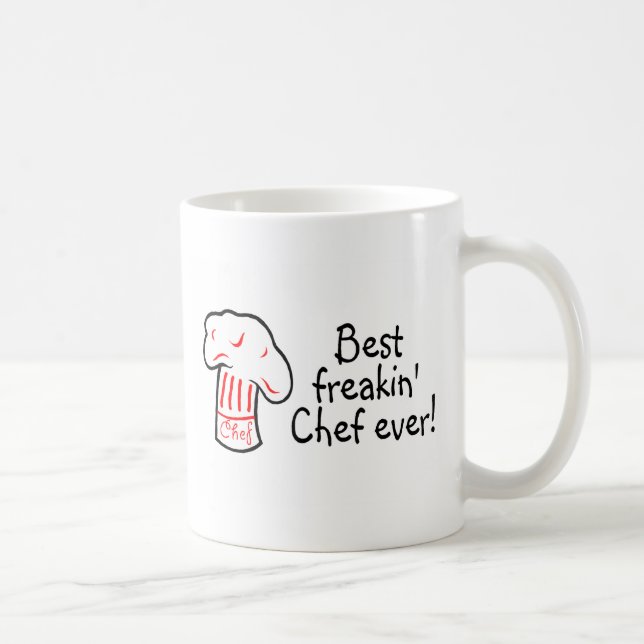 Bester Freakin Koch überhaupt Kaffeetasse (Rechts)