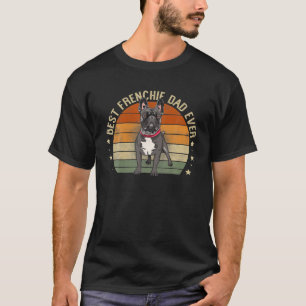 Bester Frenchie-Vater Aller Zeiten Retro-French-Bu T-Shirt
