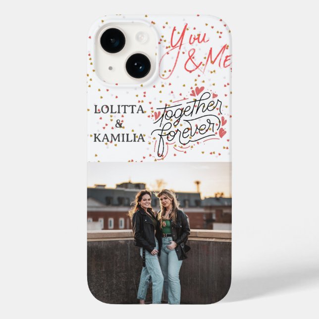 Bester Freund 4-ever Together Forever | Benutzerde Case-Mate iPhone 14 Hülle (Rückseite)