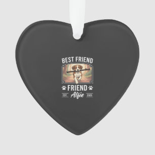 Bester Freund Alfie Hundeliebhaber Ornament