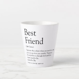 Bester Freund BFF Bestie Definition Spaß Milchtasse