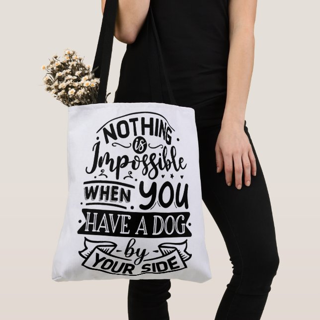 Bester Freund des Hundes Tasche (Von Nahem)