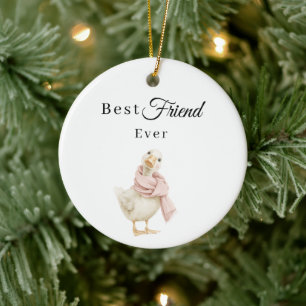 Bester Freund Ever Gans Foto Keramik Ornament