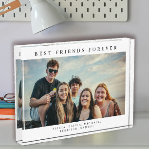 Bester Freund für immer Typografie Namen  Fotoblock
