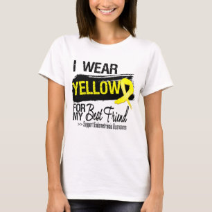 Bester Freund-Gelb-BandEndometriosis T-Shirt