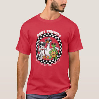 Bester Freund Hund Retro T-Shirt