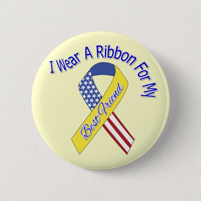 Bester Freund - ich trage ein Button (Vorderseite)