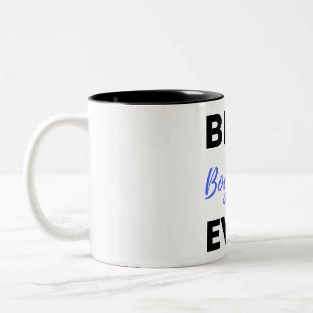 Bester Freund je Black Zweifarbige Tasse (Links)