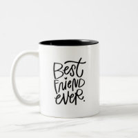 Bester Freund je handgemachte Zwei-Tonen-Kaffee-Ta
