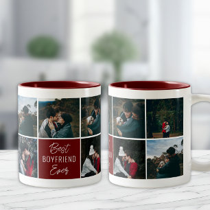Bester Freund je Personalisiertes Foto Kaffee Tass Zweifarbige Tasse