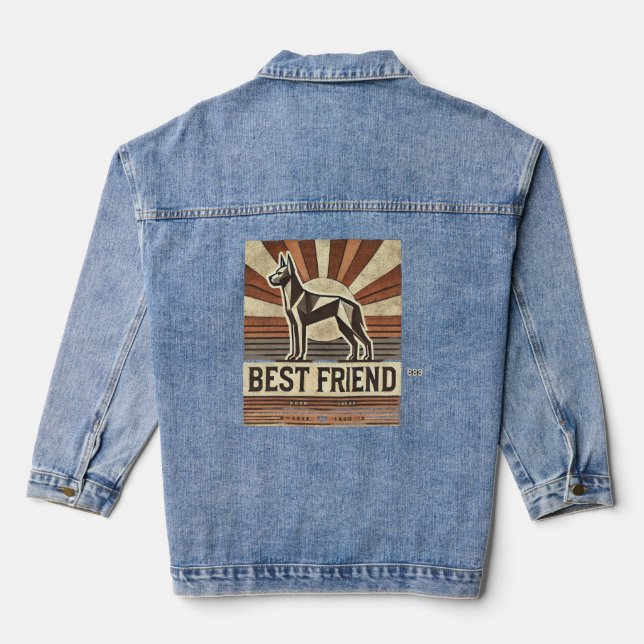 Bester Freund Jeansjacke (Rückseite)