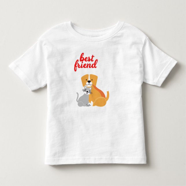 Bester Freund Kleinkind T-shirt (Vorderseite)