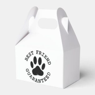 Bester Freund mit Pfotenabdruck garantiert Geschenkschachtel