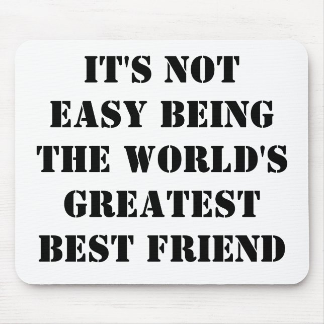 Bester Freund Mousepad (Vorne)