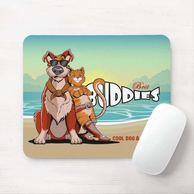 Bester Freund Mousepad (Mit Mouse)