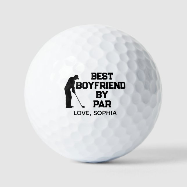 Bester Freund per Par einfach mit benutzerdefinier Golfball (Vorderseite)