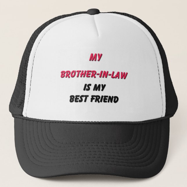 Bester Freund-Schwager Truckerkappe (Vorderseite)
