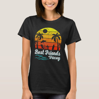 Bester Freund Urlaub Reise Gruppe Vintage Sonnenun T-Shirt