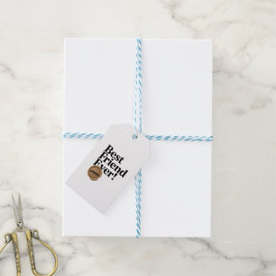 Bester Freund - Zugelassenes Textdesign Geschenkanhänger