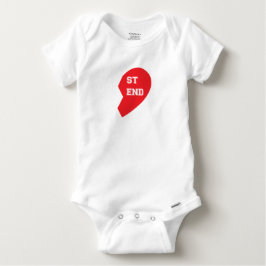 Bester Freund-zusammenpassender Hund und Baby Strampler