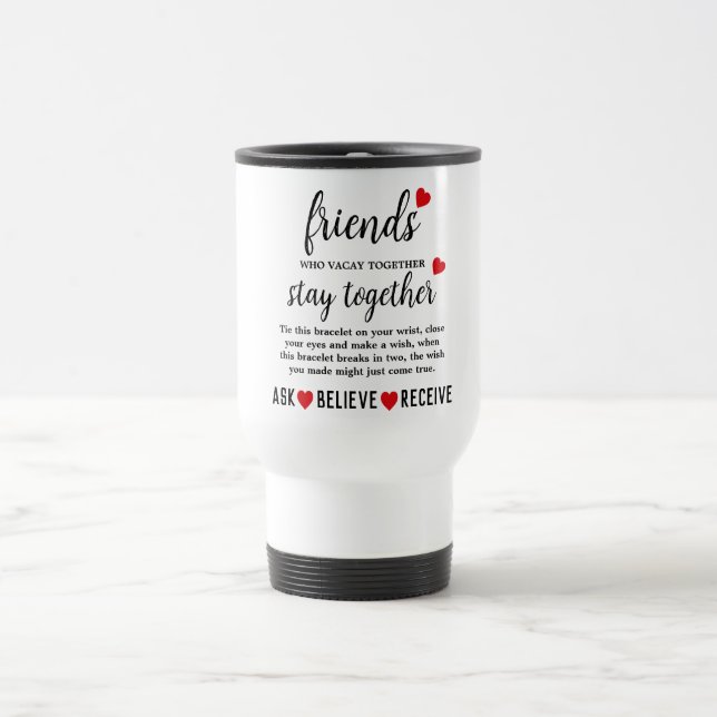 Bester-Freunde-Für-Immer-Freundschaftstag Reisebecher (Mittel)