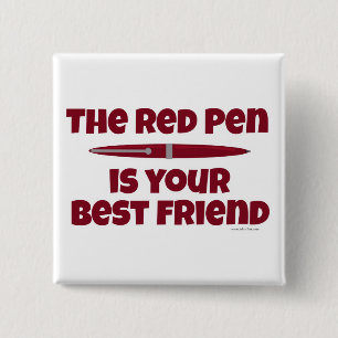Bester freundlicher Schreibvorgang für Red Pen Edi Button