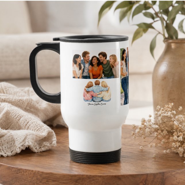 Bester Freundschaftstag – Perfekter Tag der Freund Reisebecher (Custom Best Friend – Perfect Friendship Day Travel Mug)