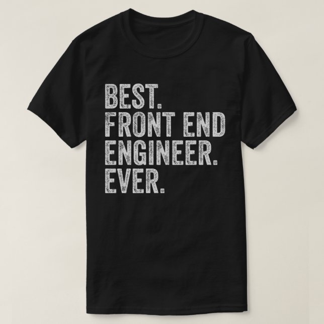 Bester Front-End-Ingenieur T-Shirt (Design vorne)