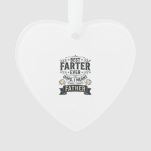 Bester Furzer Allerlustigster Vater Shirt Design_1 Ornament