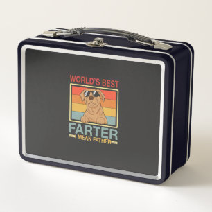 Bester Furzer der Welt, ich meine, lustiger Vater, Metall Brotdose