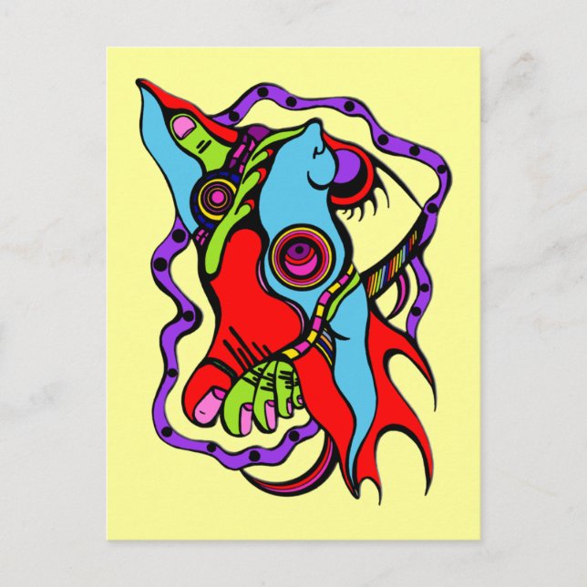 Bester Fuß nach vorn Postkarte (Vorderseite)