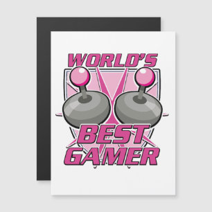 Bester Gamer der Welt Magnetkarte