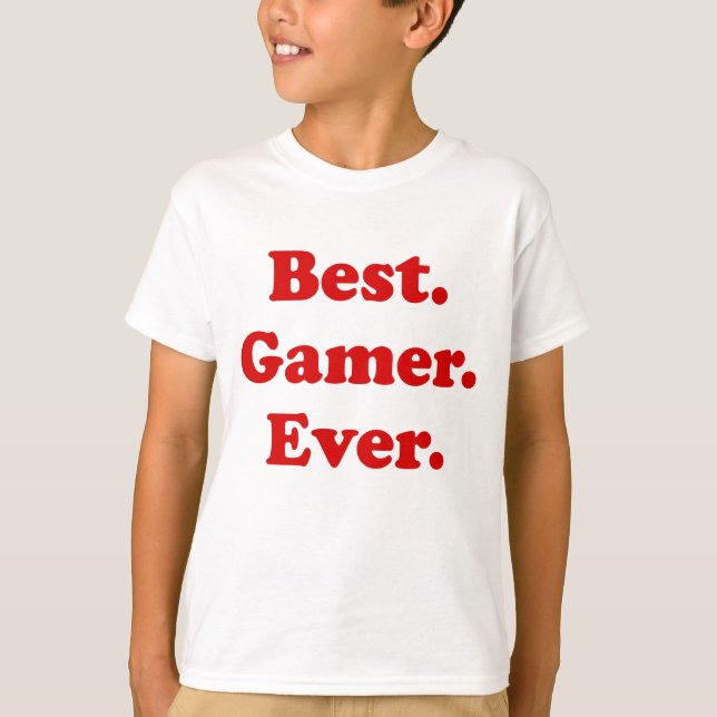 Bester Gamer überhaupt T-Shirt (Vorderseite)