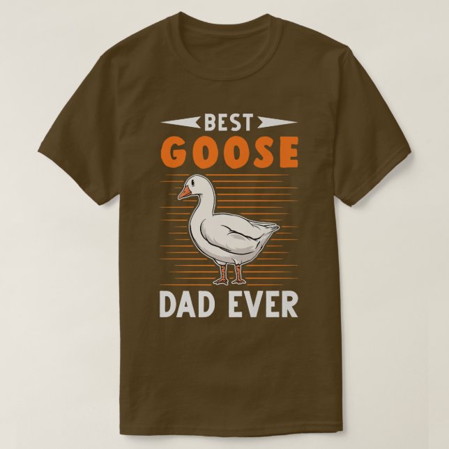Bester Gänse-Vater je Bauer T-Shirt (Design vorne)