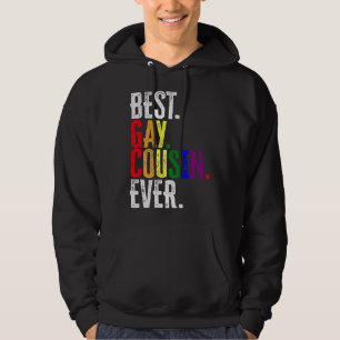 Bester Gay Cousin je LGBT Pride Gay Cousin Geschen Hoodie
